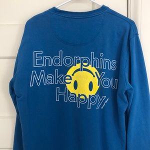 Outdoor Voices Blue Endorphins Sweatshirt
